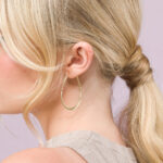 Pendientes TIKAL baño de oro - Imagen 3