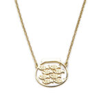 Collar PECERA baño de oro