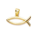 Colgante FISK baño de oro