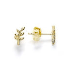 Pendientes PAZ baño de oro