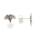 Pendiente FLOR DE GINKO plata
