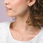 Pendientes TROPIC baño de oro - Imagen 2