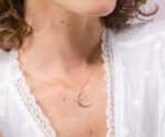 Collar LUA baño de oro - Imagen 3